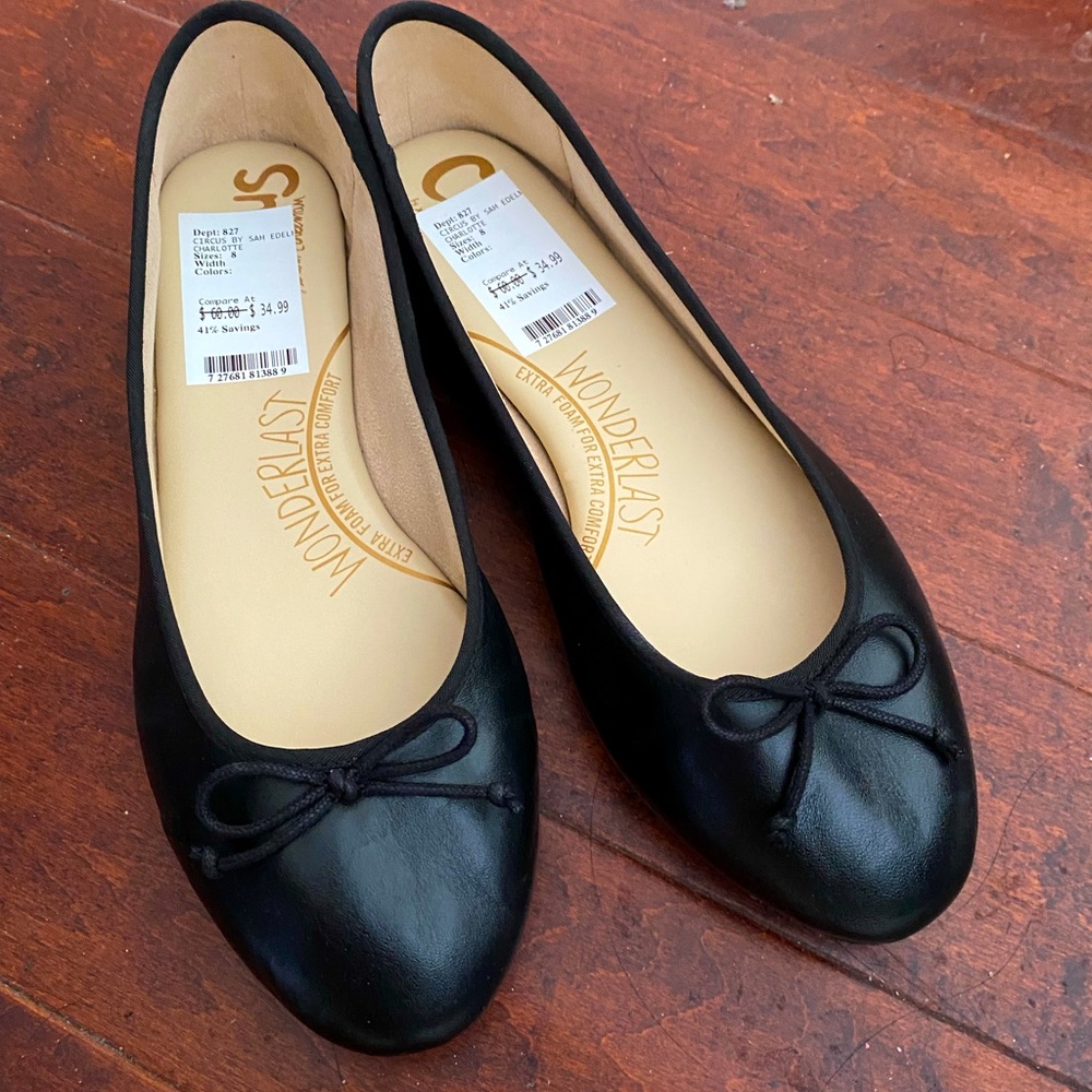 Sam Edelman circus black ballet flat